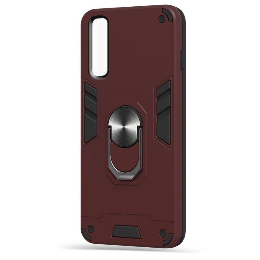 Husa spate pentru Oppo Find X2 - Hybrid Case Stand Visiniu
