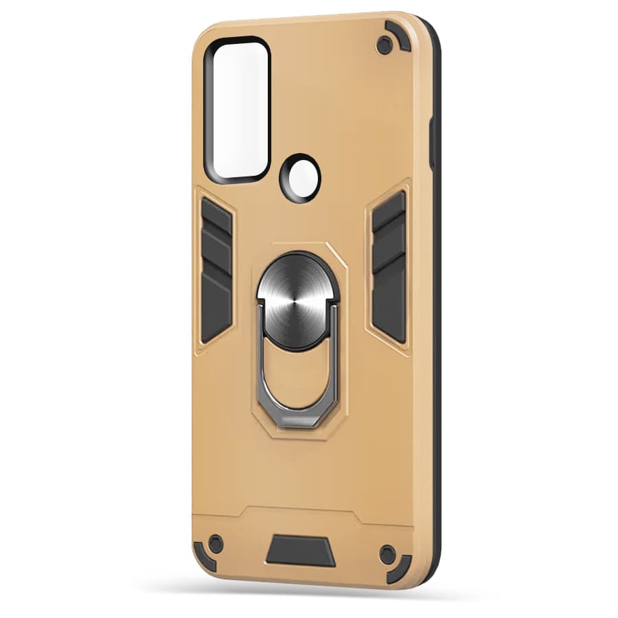 Husa spate pentru Huawei P Smart 2020 - Hybrid Case Stand Gold
