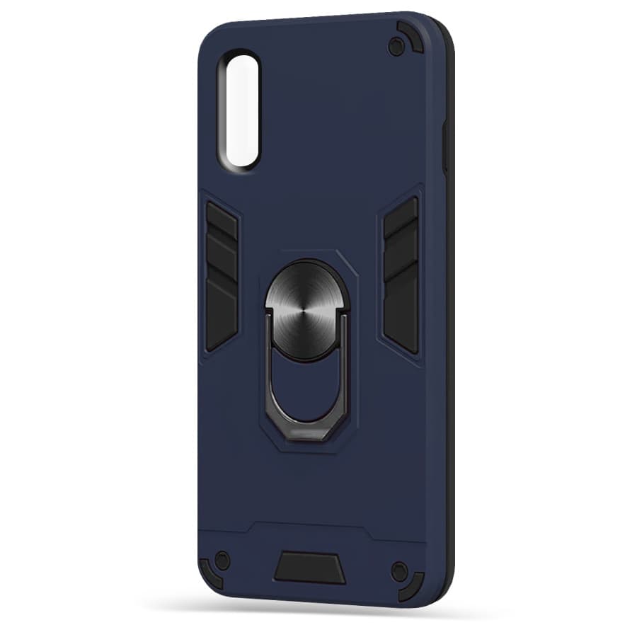 Husa spate pentru Samsung Galaxy A01 - Hybrid Case Stand Albastru