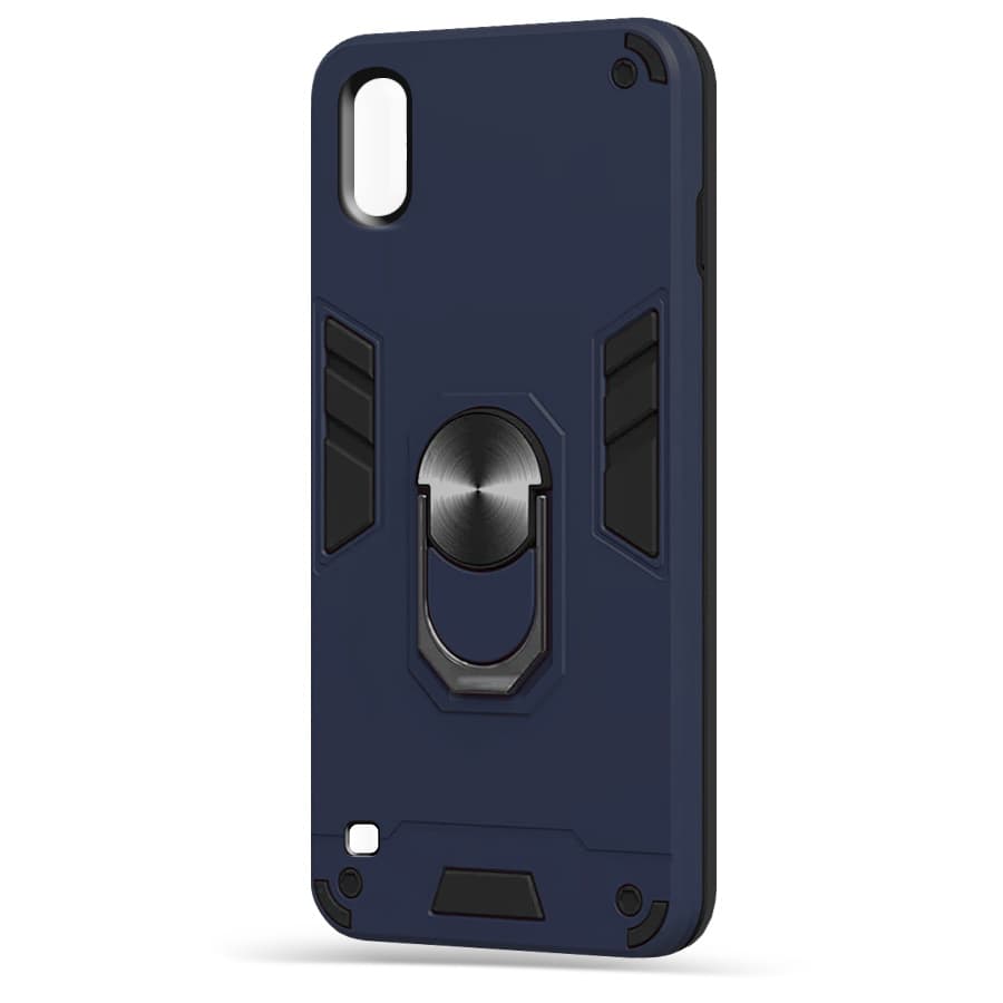 Husa spate pentru Samsung Galaxy A10 - Hybrid Case Stand Albastru