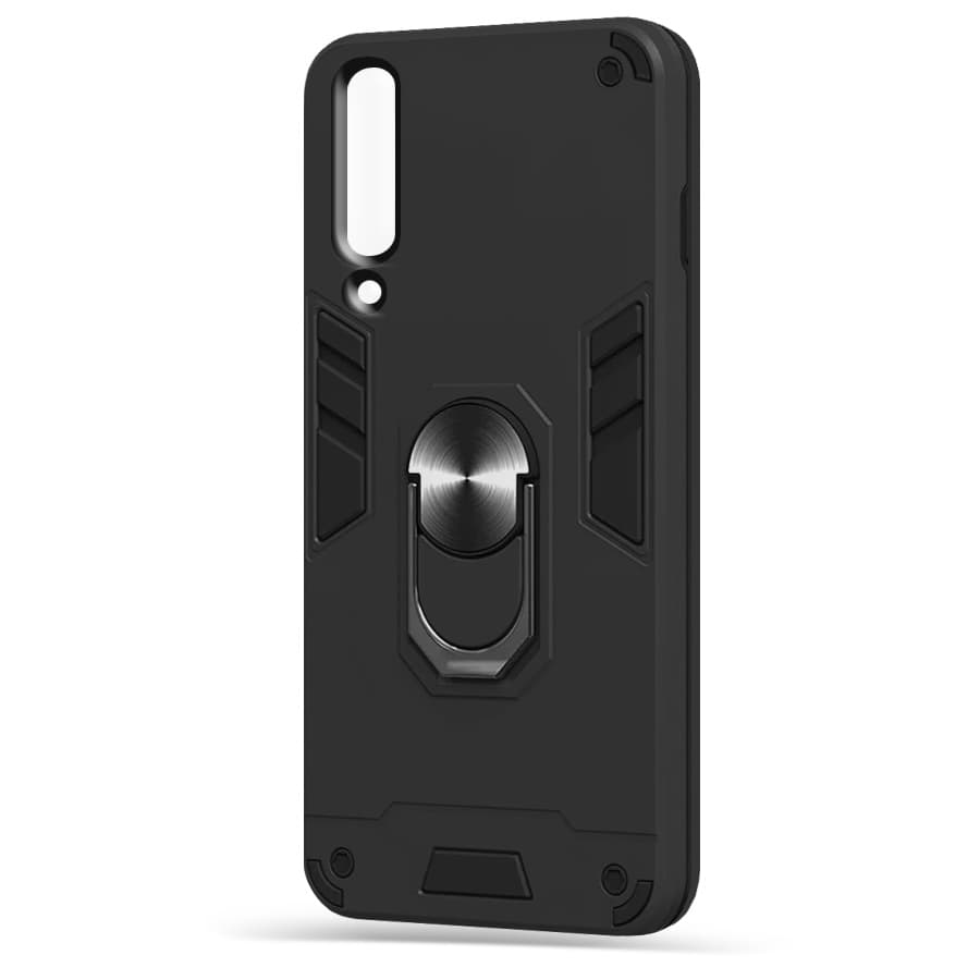 Husa spate pentru Samsung Galaxy A50 - Hybrid Case Stand Negru