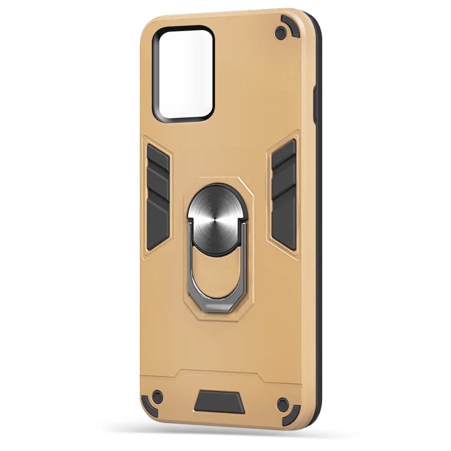 Husa spate pentru Samsung Galaxy S10 Lite - Hybrid Case Stand Gold