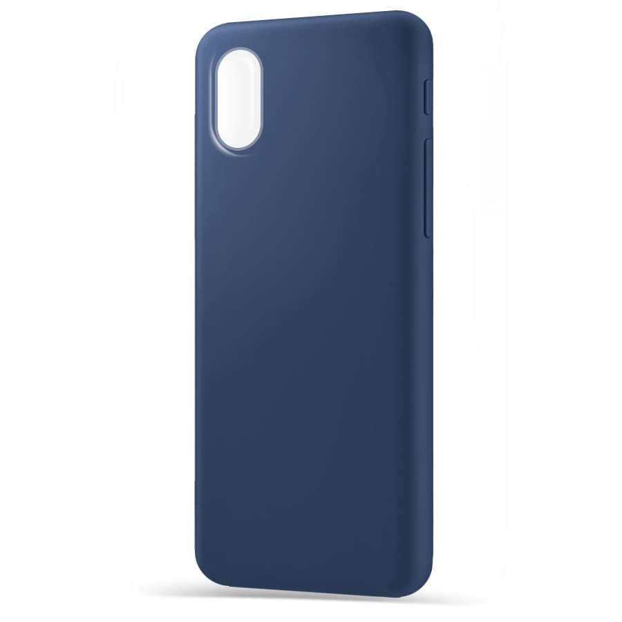 Husa spate pentru iPhone XR - Silicon Line Albastru
