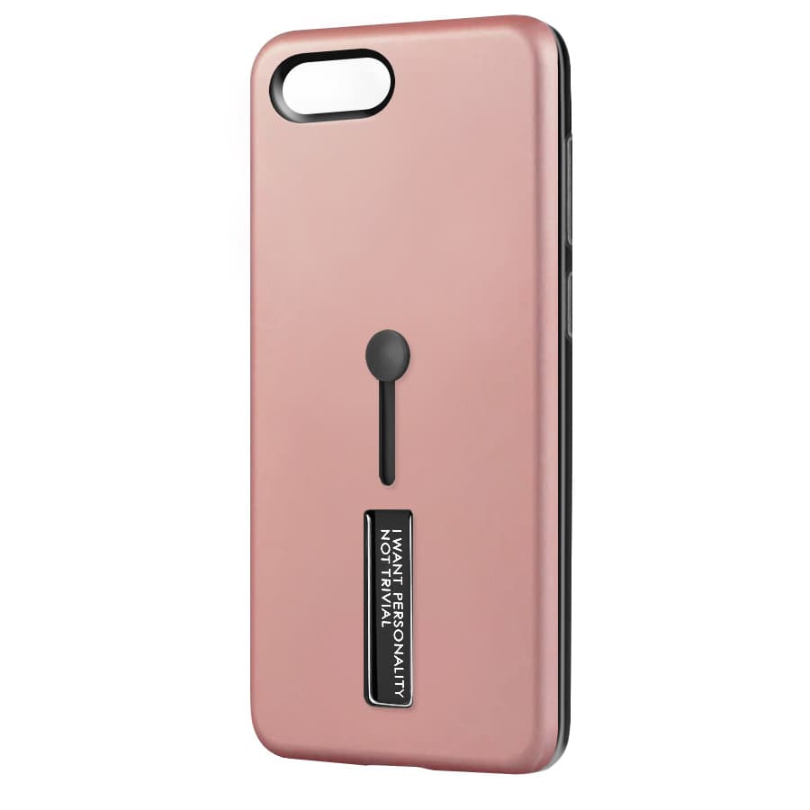 Husa spate pentru iPhone 7 - Hard Case Stand Rose