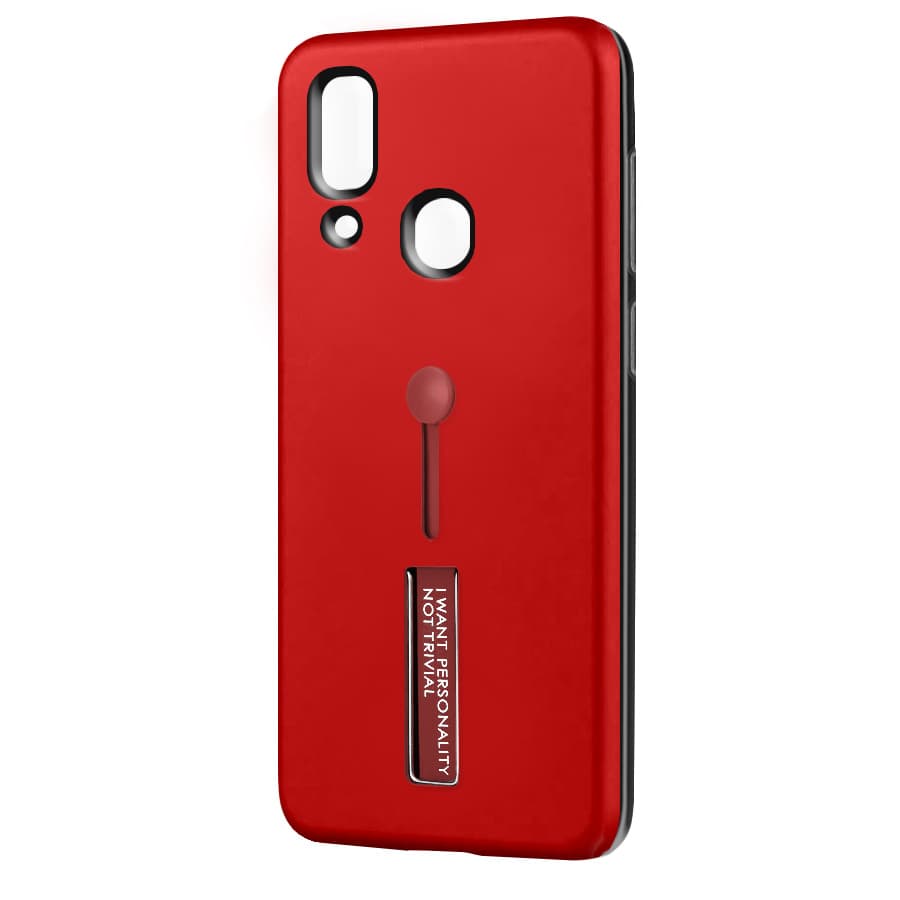 Husa spate pentru Samsung A40 - Hard Case Stand Rosu