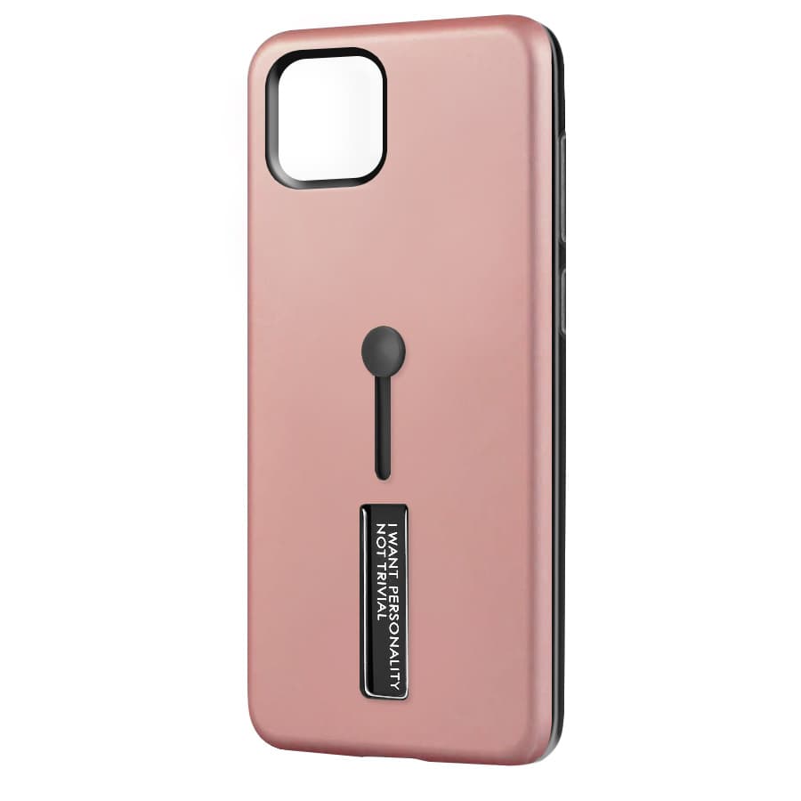 Husa spate pentru iPhone 11 Pro - Hard Case Stand Rose
