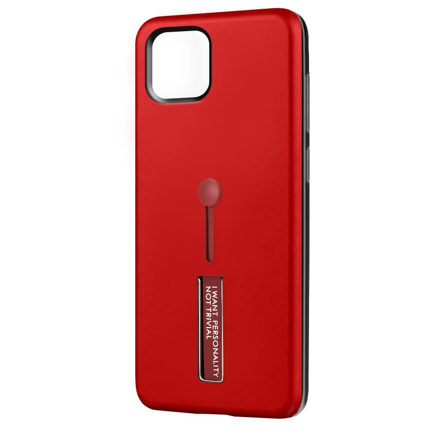 Husa spate pentru iPhone 11 Pro - Hard Case Stand Rosu