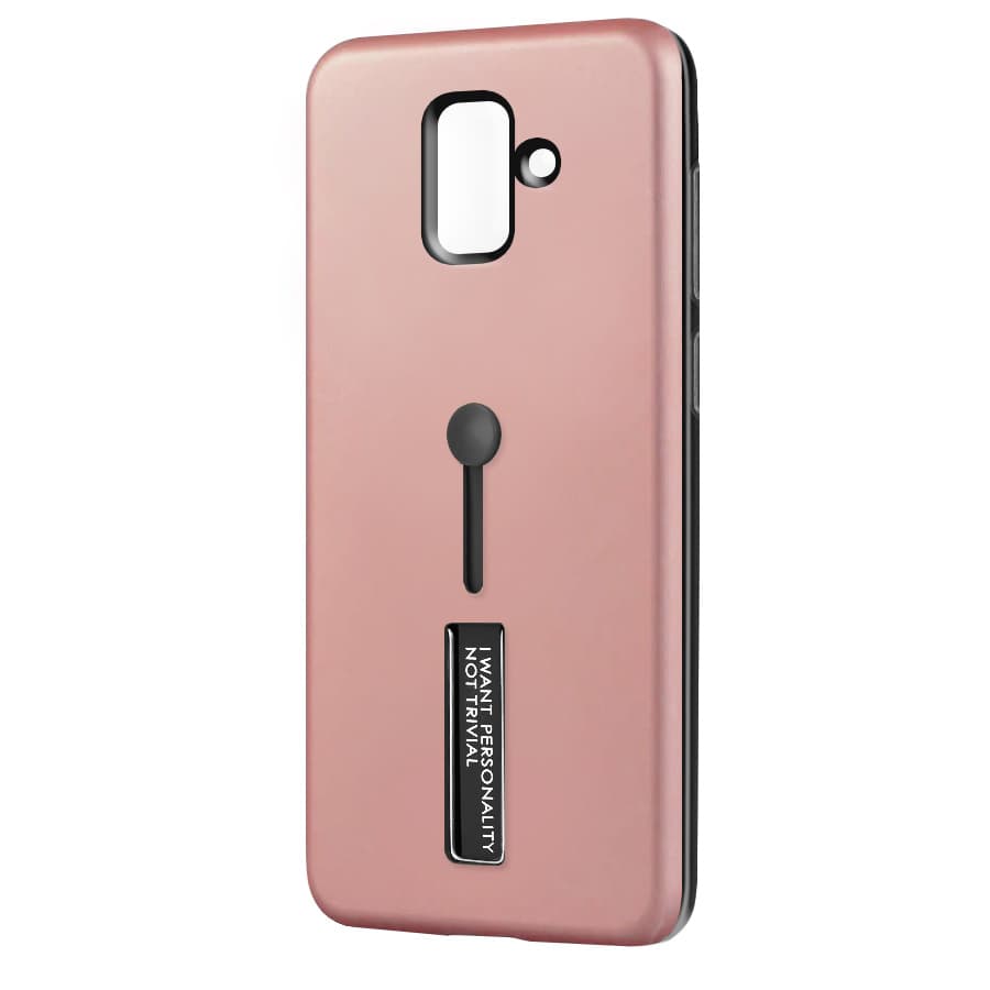 Husa spate pentru Samsung J6+ 2018 - Hard Case Stand Rose