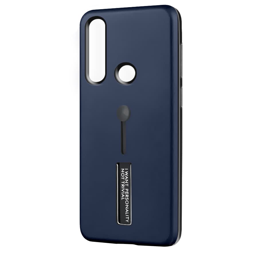 Husa spate pentru Huawei P30 Lite - Hard Case Stand Albastru
