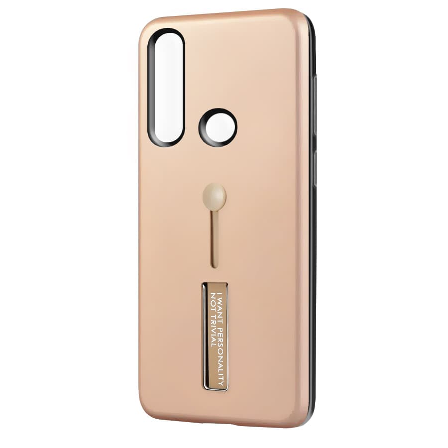 Husa spate pentru Huawei P30 Lite - Hard Case Stand Gold
