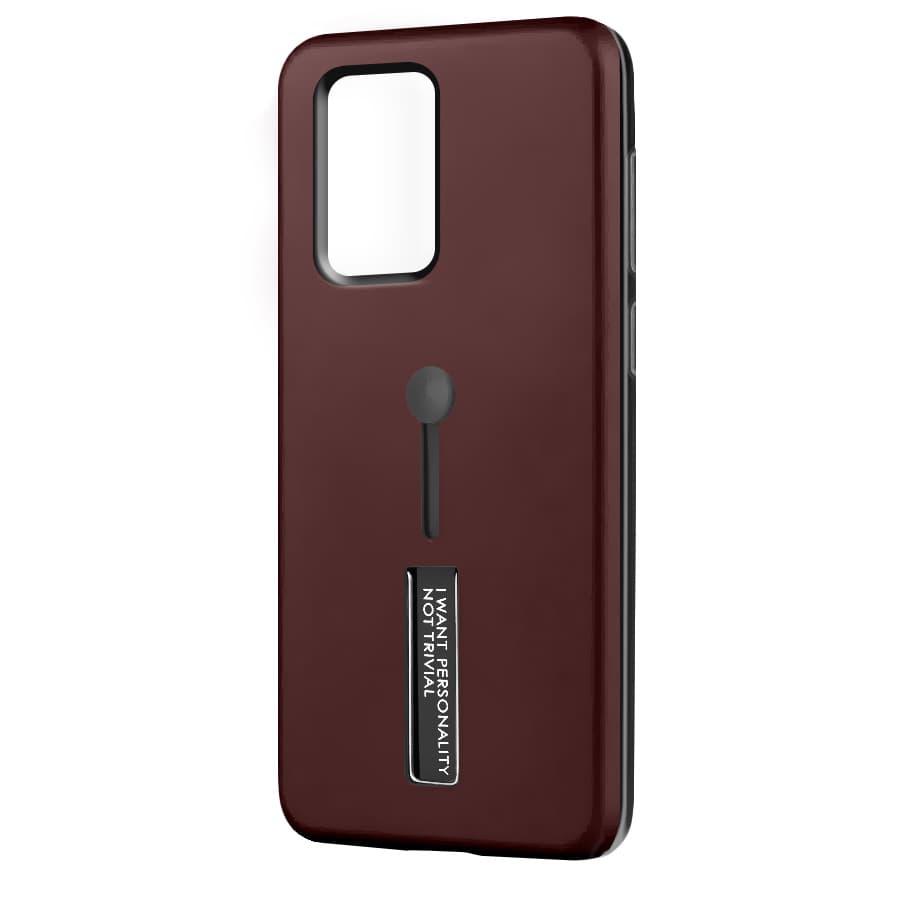 Husa spate pentru Huawei P40 Pro - Hard Case Stand Maro