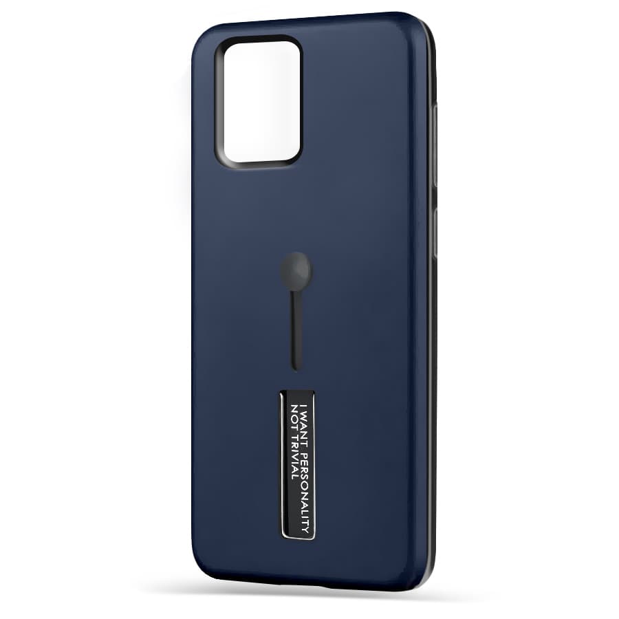 Husa spate pentru Samsung Galaxy S10 Lite - Hard Case Stand Albastru