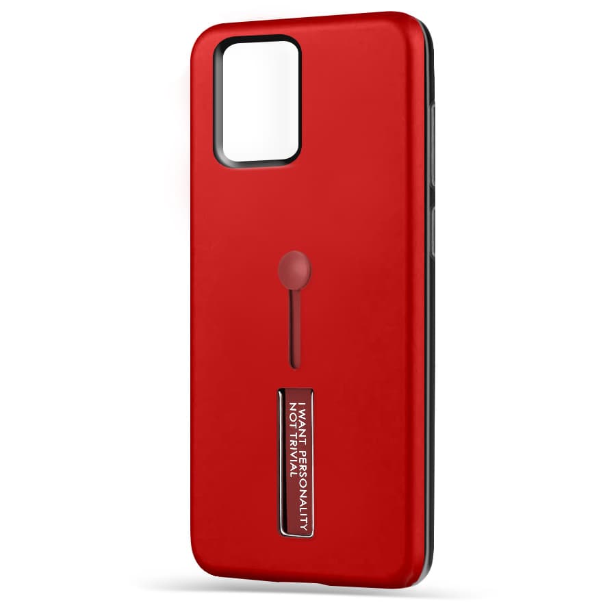 Husa spate pentru Samsung Galaxy S10 Lite - Hard Case Stand Rosu