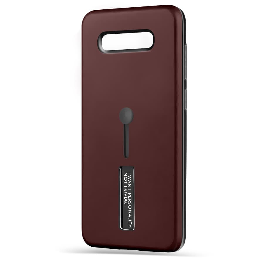 Husa spate pentru Samsung S10e - Hard Case Stand Maro
