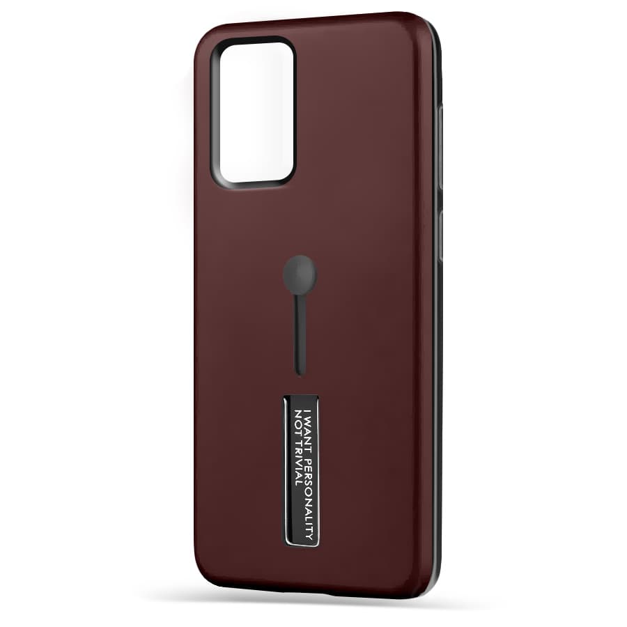 Husa spate pentru Samsung S20+ - Hard Case Stand Maro