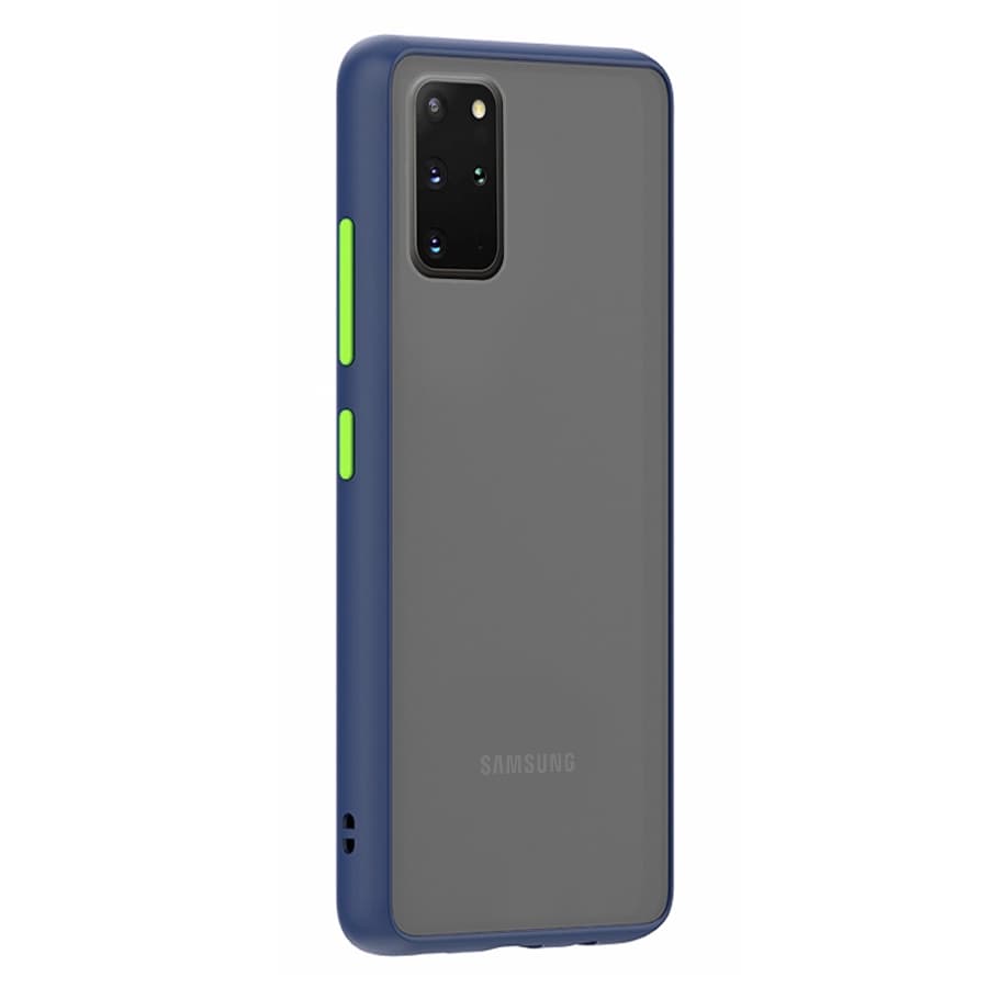 Husa spate pentru Samsung Galaxy S20+ - Button Case Albastru / Verde