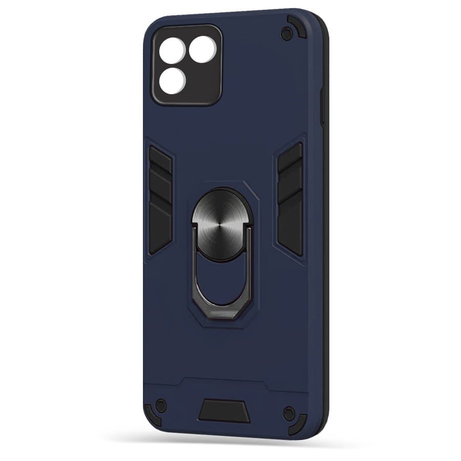 Husa spate pentru Samsung Galaxy A03 - Hybrid Case Stand Albastru