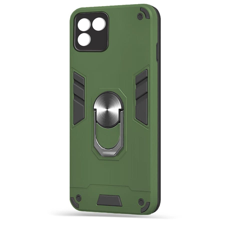 Husa spate pentru Samsung Galaxy A03 - Hybrid Case Stand Verde