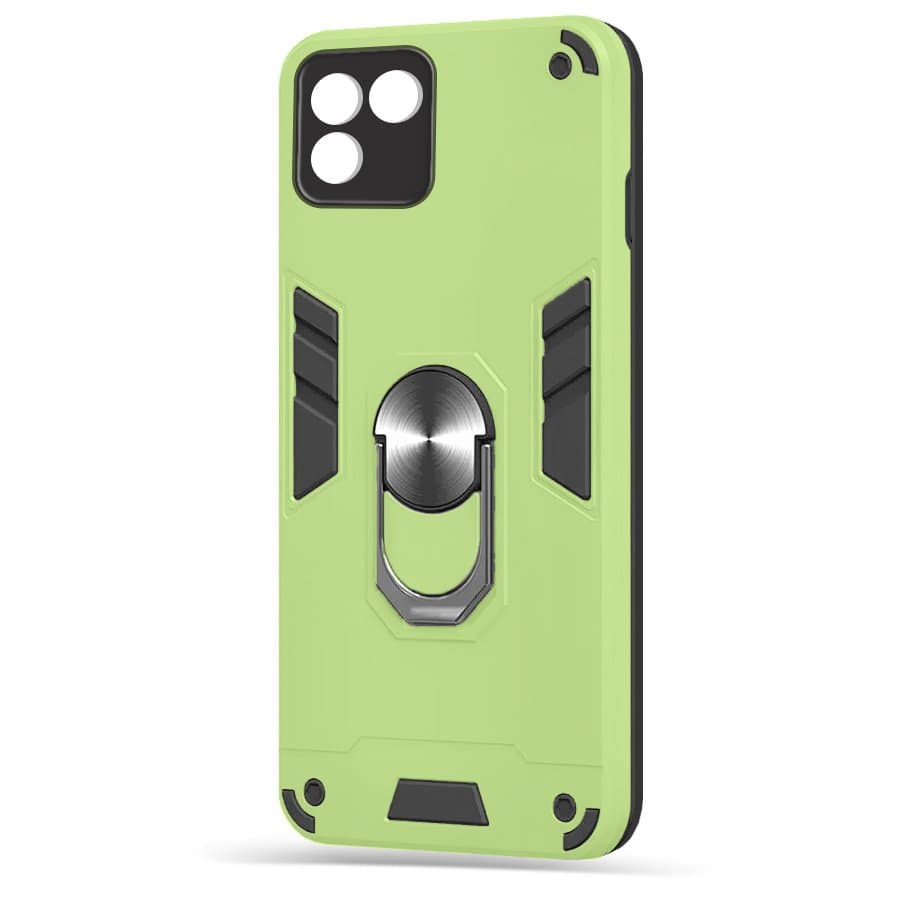 Husa spate pentru Samsung Galaxy A03 - Hybrid Case Stand Verde Crud