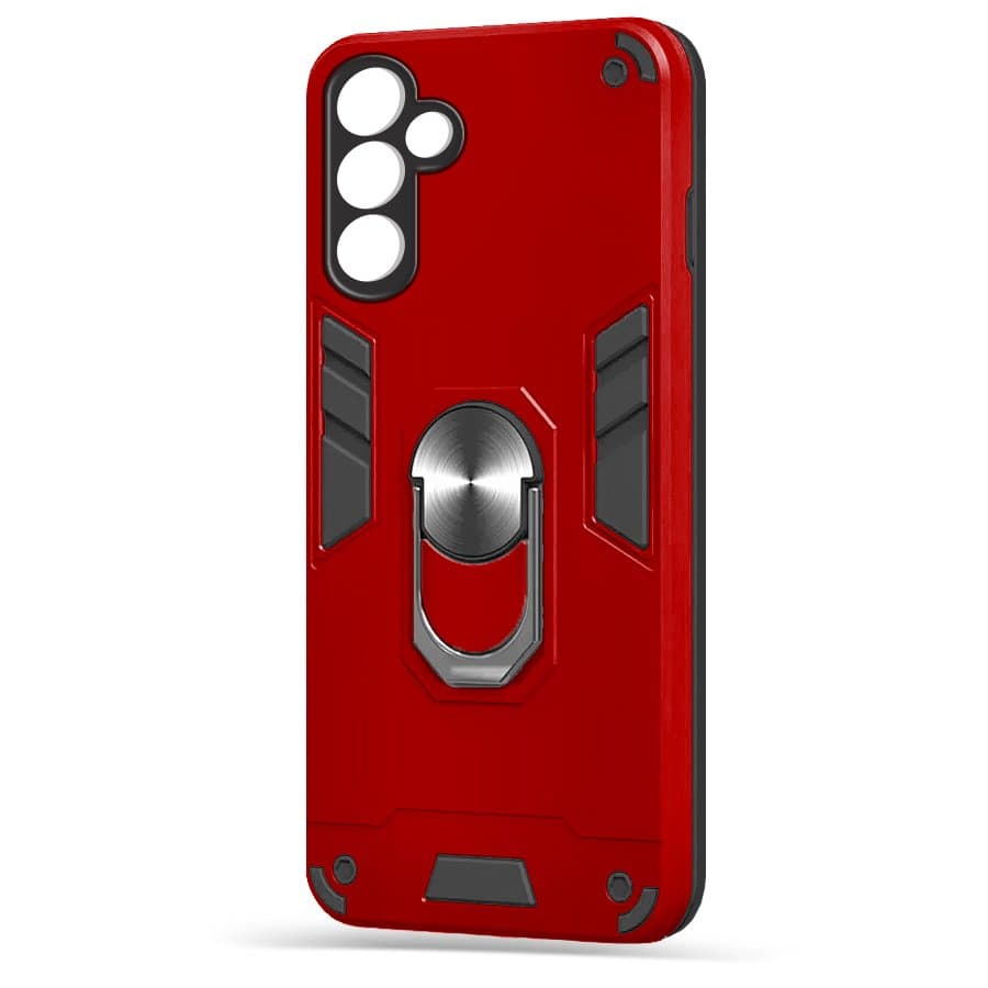 Husa spate pentru Samsung Galaxy A13 5G - Hybrid Case Stand Rosu