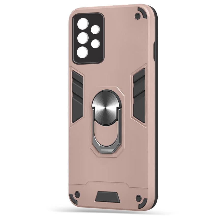 Husa spate pentru Samsung Galaxy A13 5G - Hybrid Case Stand Roz