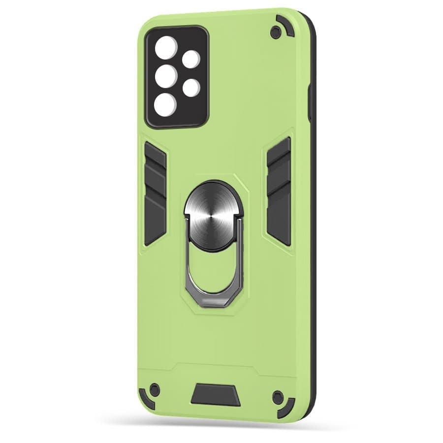 Husa spate pentru Samsung Galaxy A13 5G - Hybrid Case Stand Verde Crud