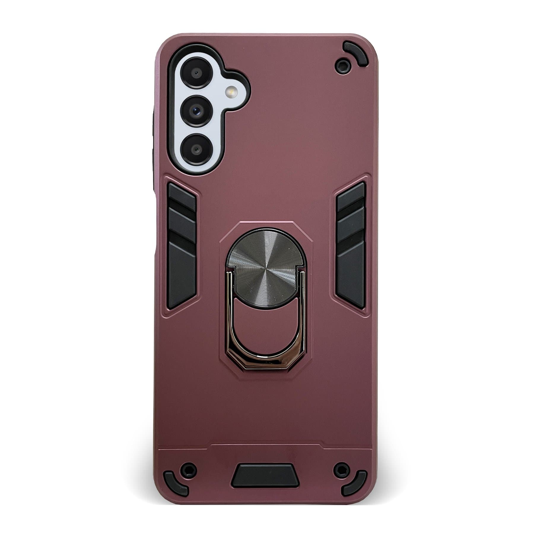 Husa spate pentru Samsung Galaxy A04s - Hybrid Case Stand Visiniu