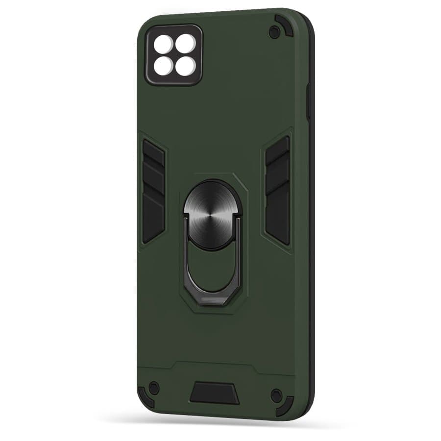 Husa spate pentru Samsung Galaxy A22 5G - Hybrid Case Stand Army