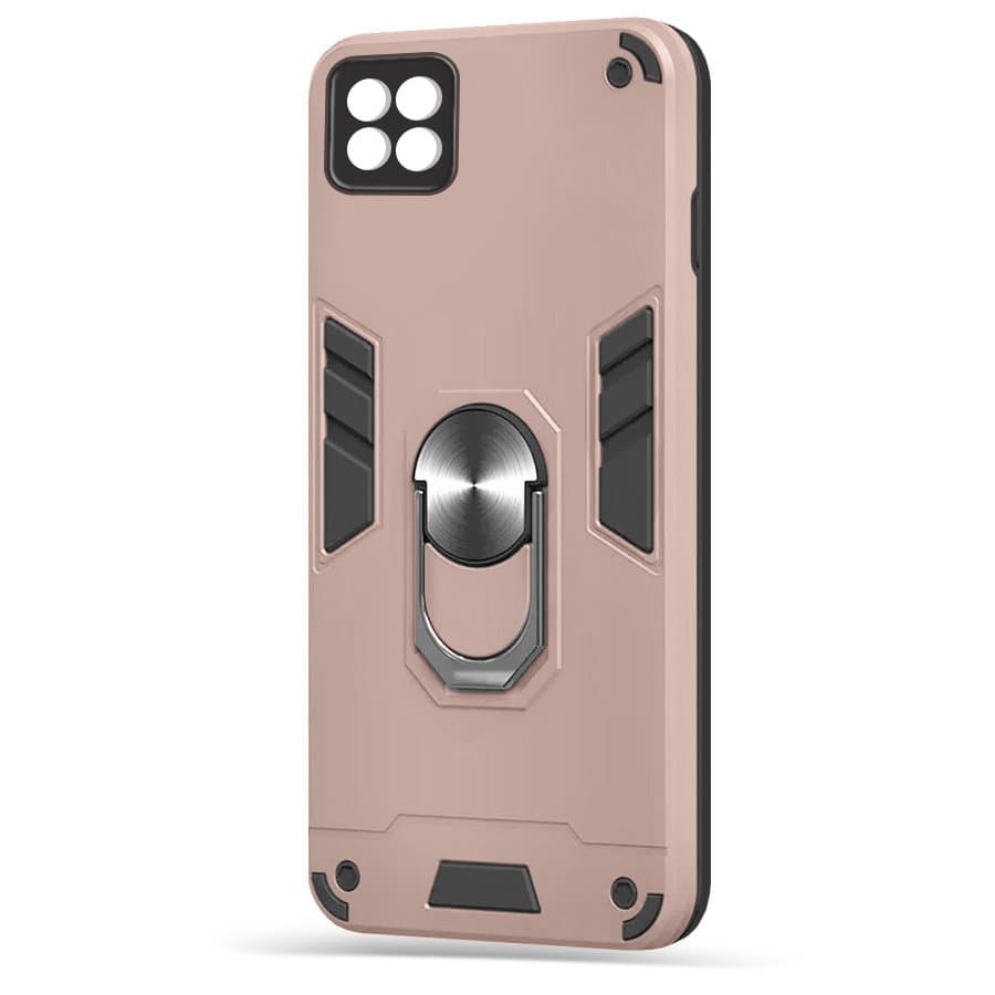 Husa spate pentru Samsung Galaxy A22 5G - Hybrid Case Stand Roz