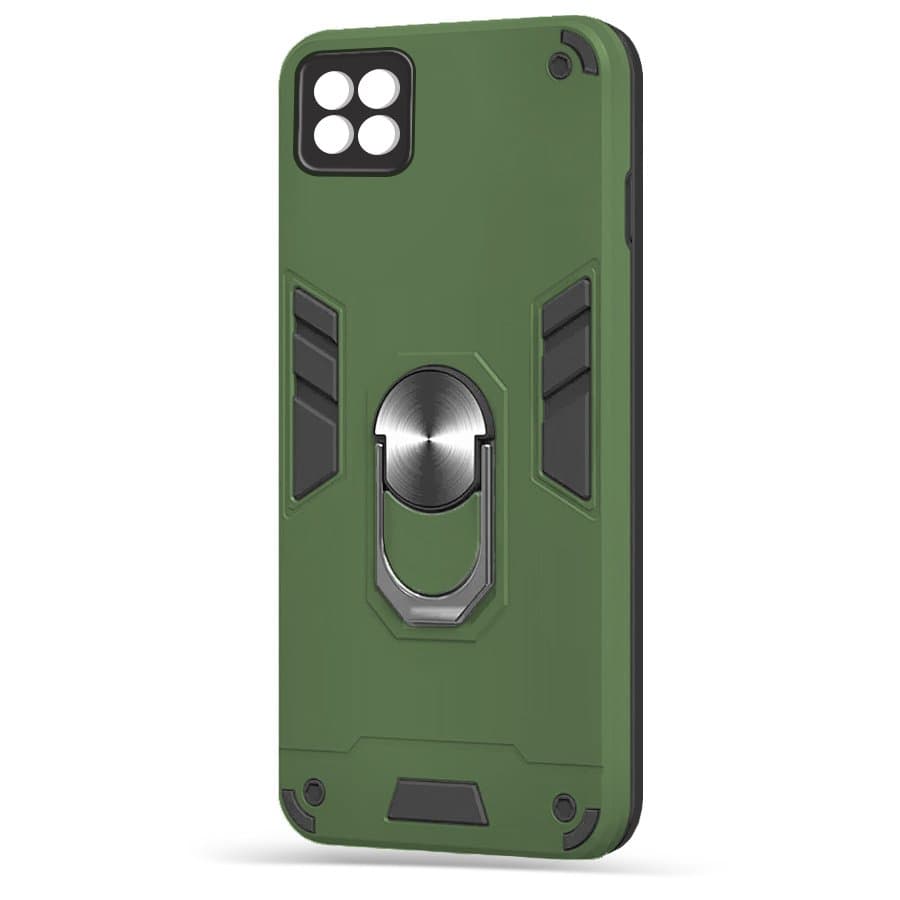 Husa spate pentru Samsung Galaxy A22 5G - Hybrid Case Stand Verde