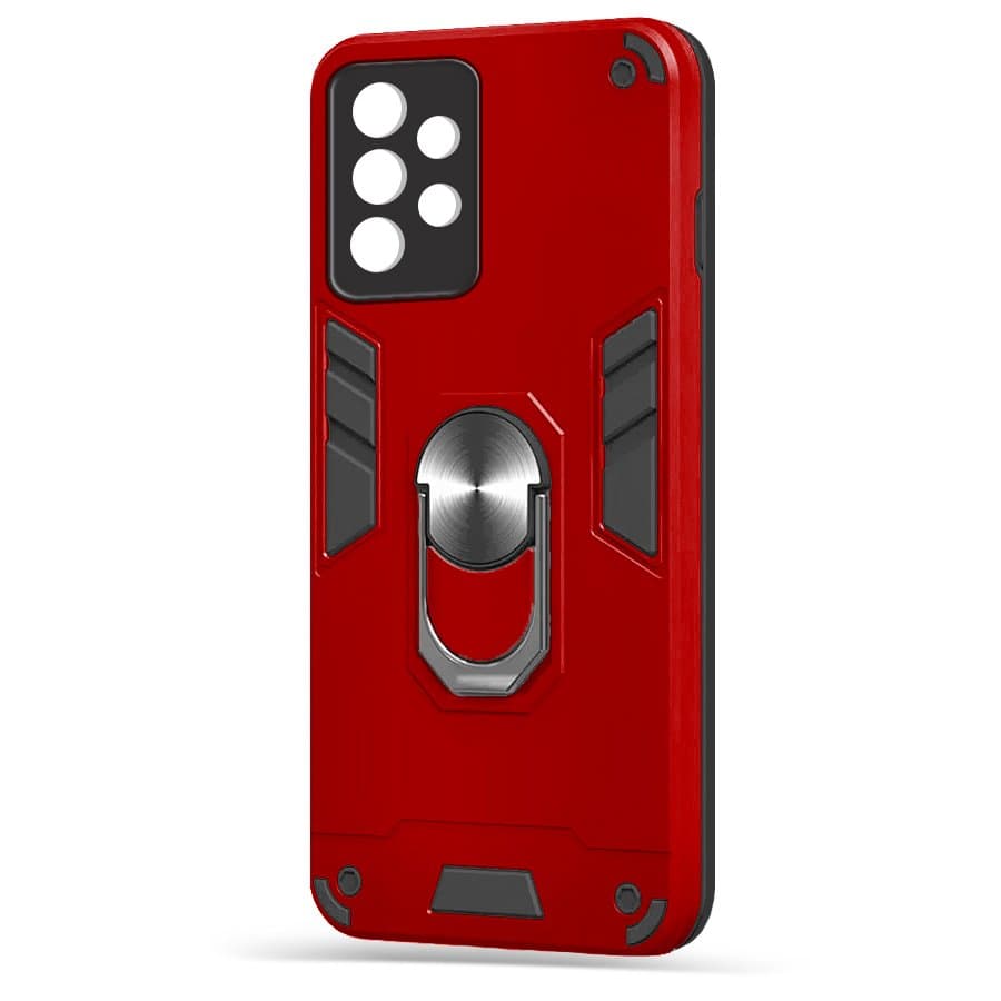 Husa spate pentru Samsung Galaxy A53 5G - Hybrid Case Stand Rosu