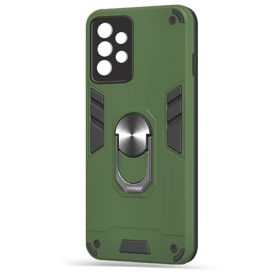 Husa spate pentru Samsung Galaxy A33 5G - Hybrid Case Stand Verde