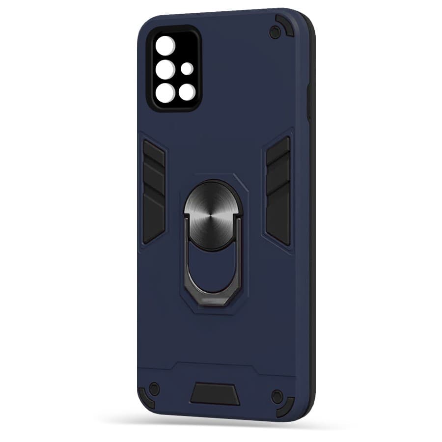 Husa spate pentru Samsung Galaxy A51 - Hybrid Case Stand Albastru