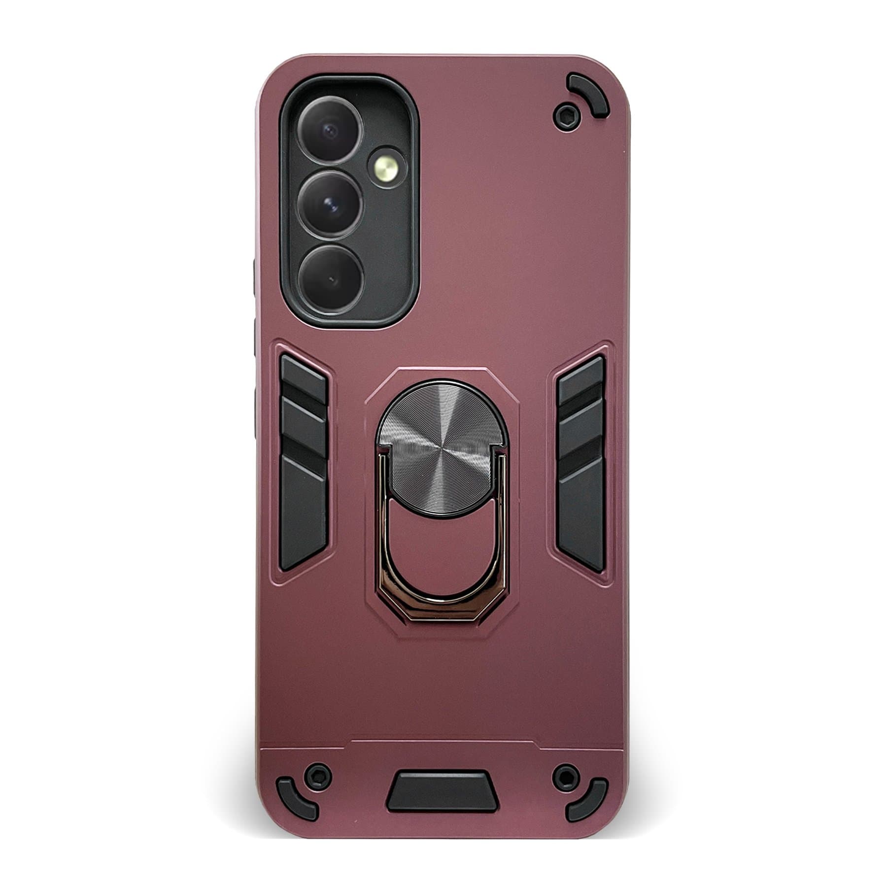 Husa spate pentru Samsung Galaxy A14 - Hybrid Case Stand Visiniu