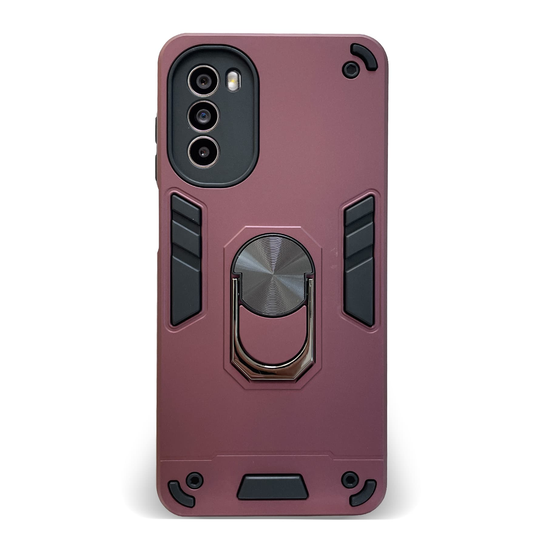 Husa spate pentru Motorola Moto G52 - Hybrid Case Stand Visiniu