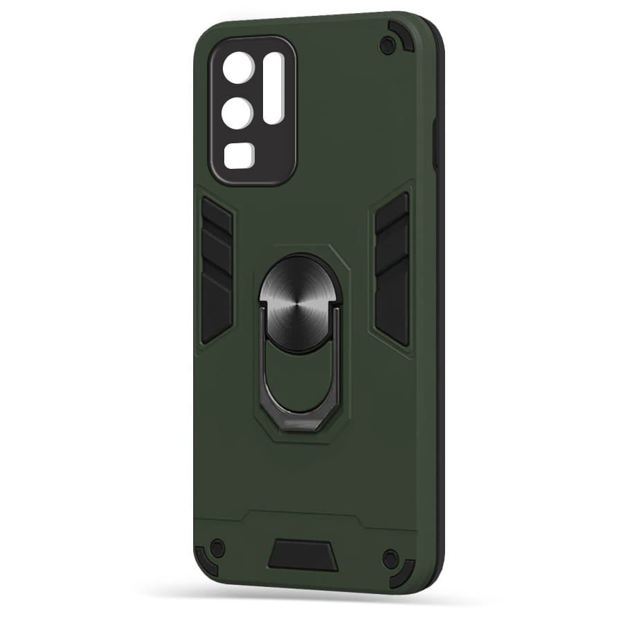 Husa spate pentru Huawei P30 Pro - Hybrid Case Stand Army