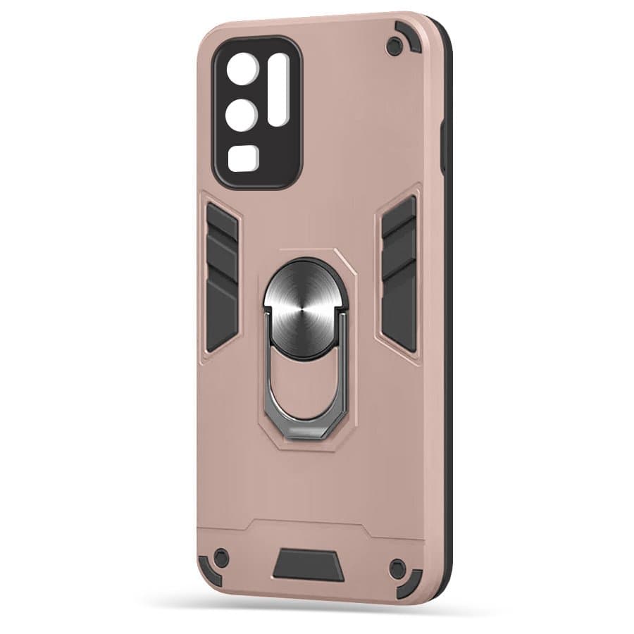 Husa spate pentru Huawei P30 Pro - Hybrid Case Stand Roz