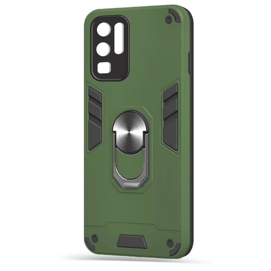 Husa spate pentru Huawei P30 Pro - Hybrid Case Stand Verde