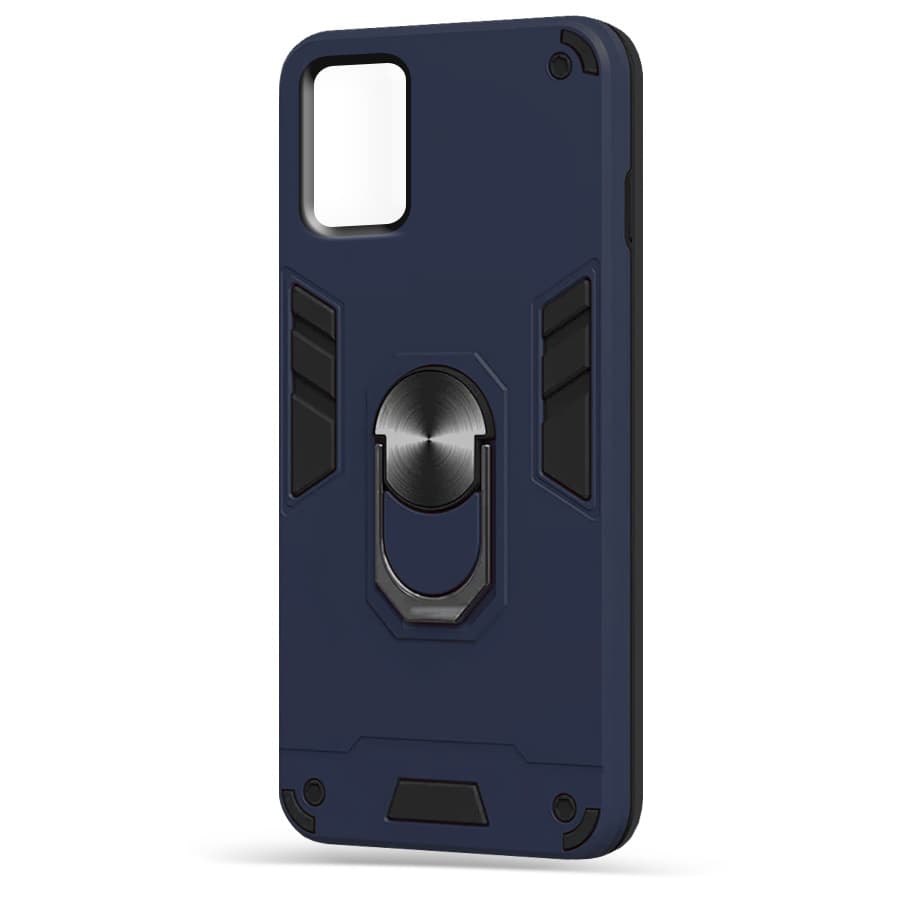 Husa spate pentru Samsung Galaxy A31 - Hybrid Case Stand Albastru