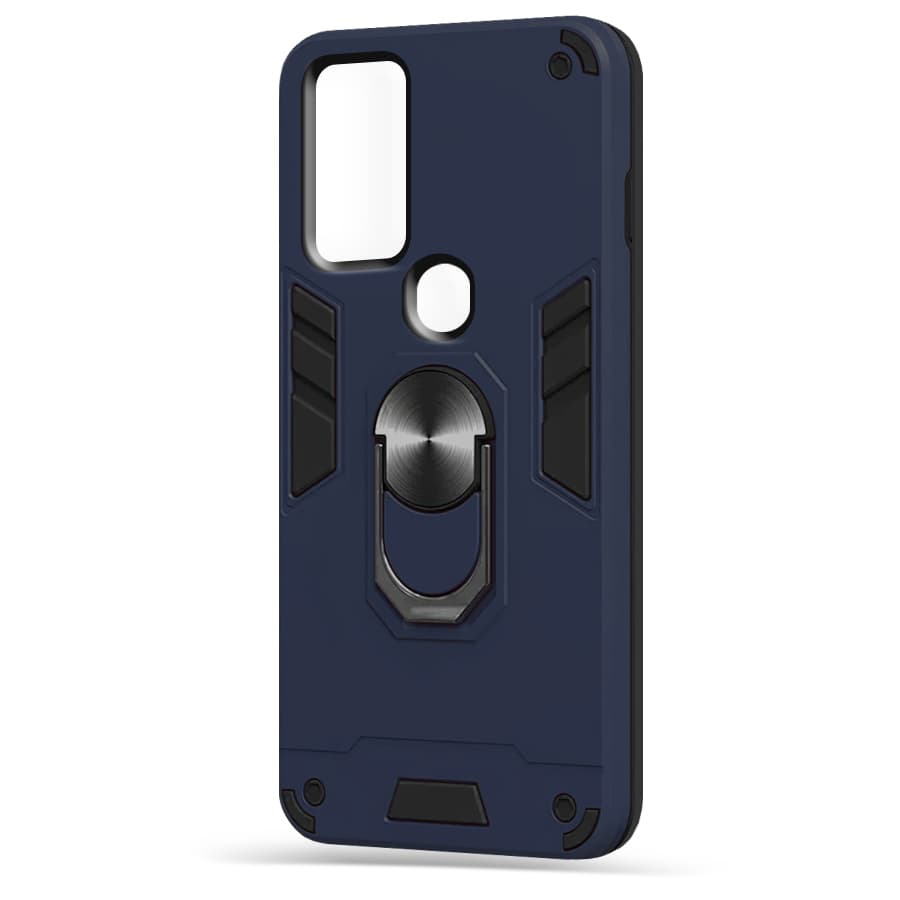 Husa spate pentru Samsung Galaxy M31 - Hybrid Case Stand Albastru