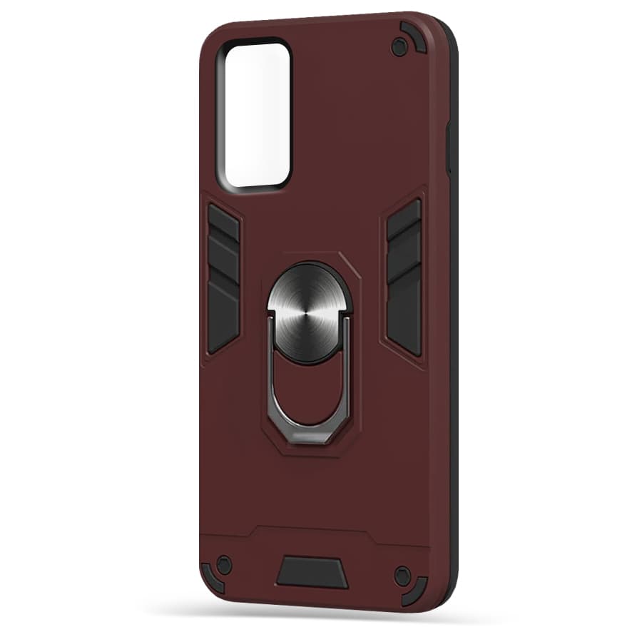 Husa spate pentru Samsung Galaxy Note 20 - Hybrid Case Stand Visiniu