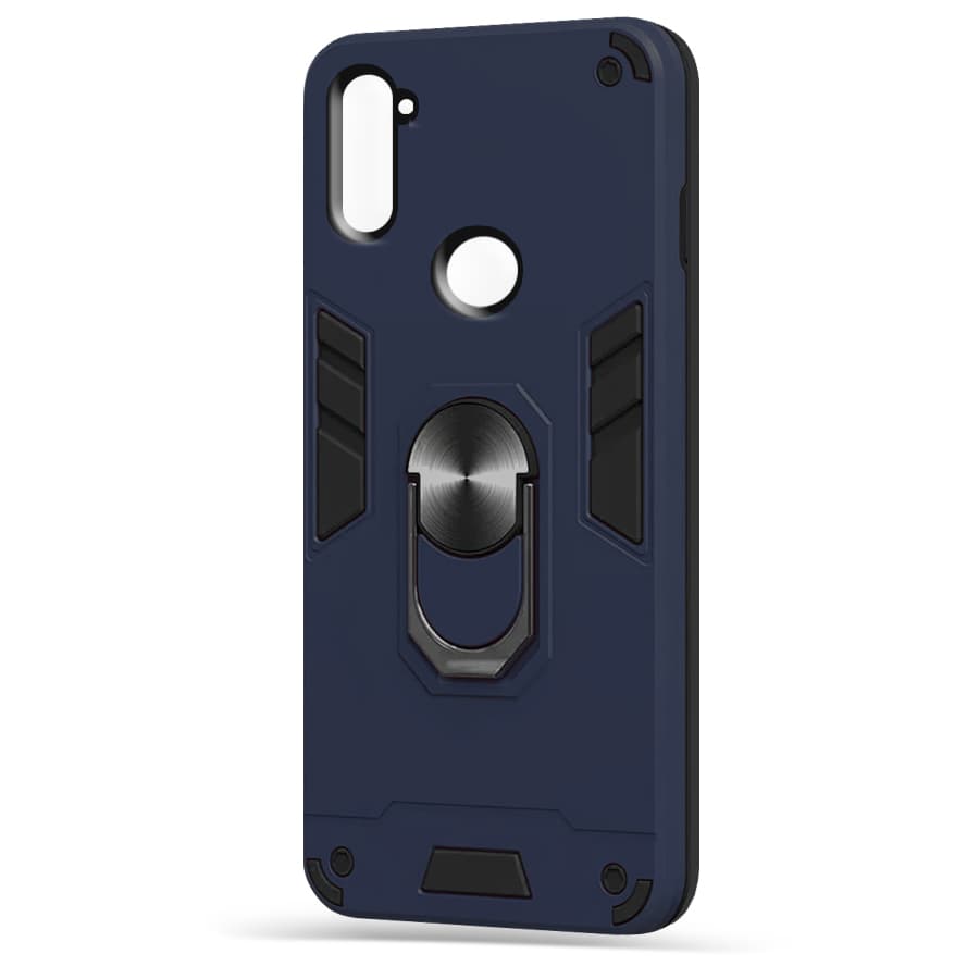 Husa spate pentru Samsung Galaxy A11 - Hybrid Case Stand Albastru