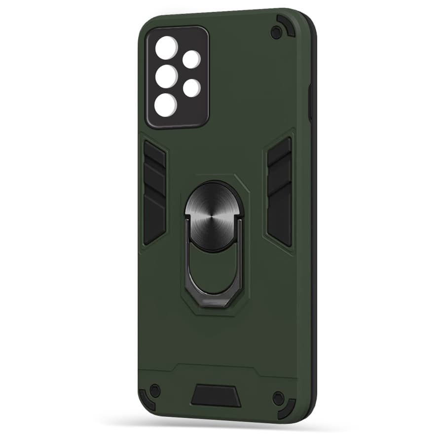 Husa spate pentru Samsung Galaxy A32 5G - Hybrid Case Stand Army