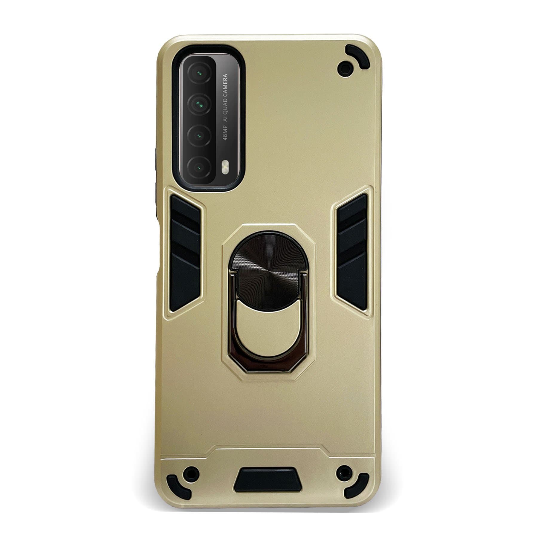 Husa spate pentru Huawei P Smart 2021 - Hybrid Case Stand Gold