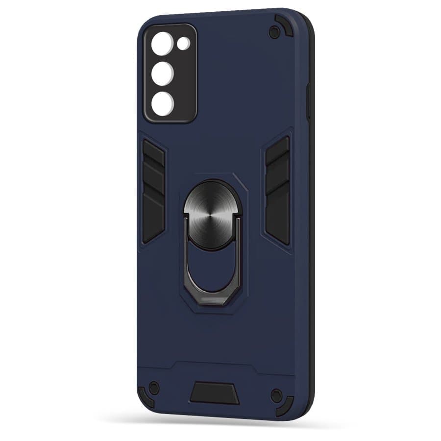 Husa spate pentru Samsung Galaxy S20 FE - Hybrid Case Stand Albastru