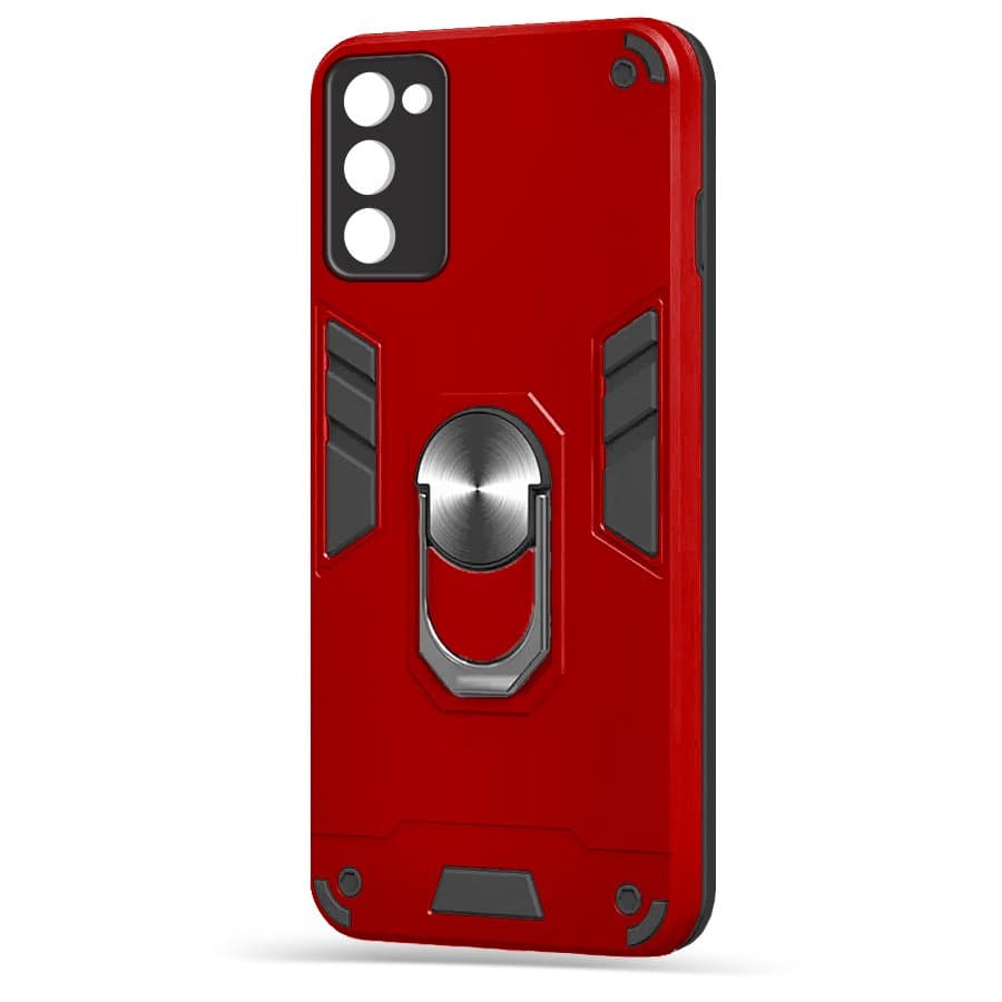Husa spate pentru Samsung Galaxy S20 FE - Hybrid Case Stand Rosu