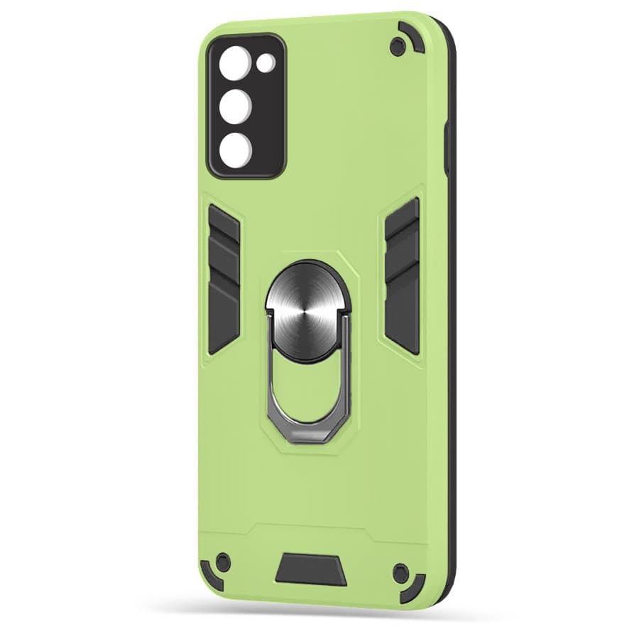 Husa spate pentru Samsung Galaxy S20 FE - Hybrid Case Stand Verde Crud