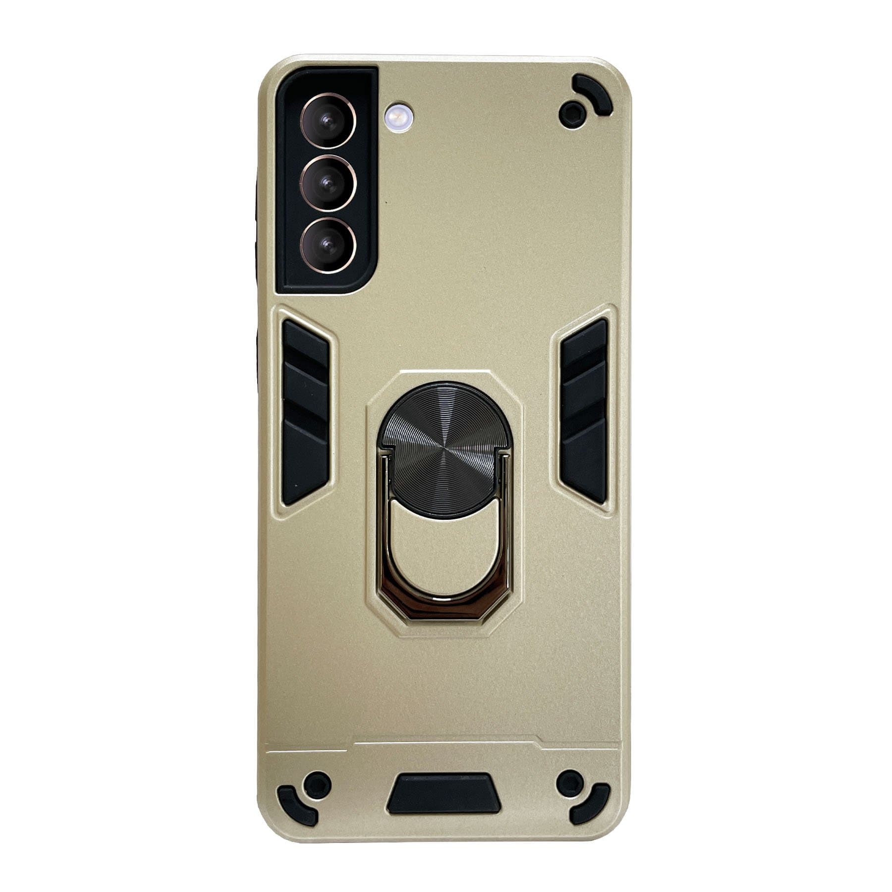 Husa spate pentru Samsung Galaxy S21 Plus - Hybrid Case Stand Gold