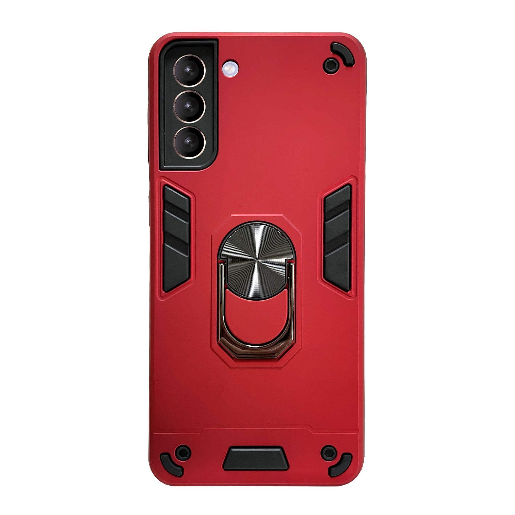 Husa spate pentru Samsung Galaxy S21 Plus - Hybrid Case Stand Rosu