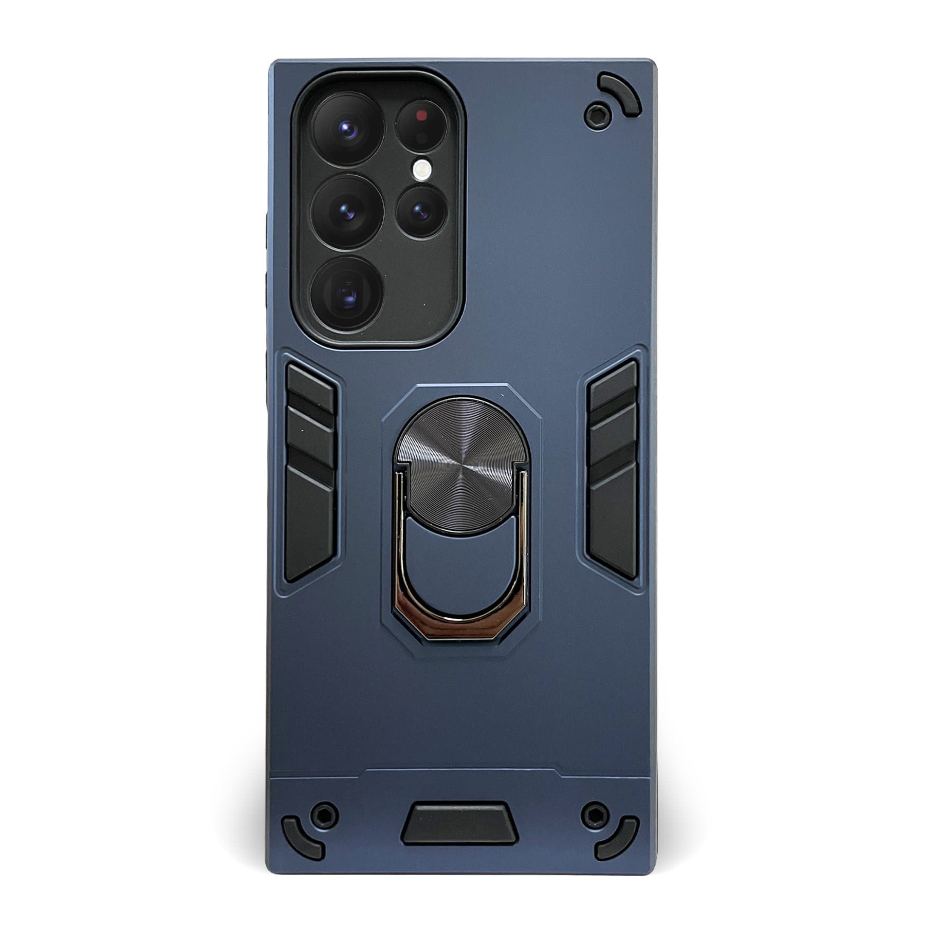 Husa spate pentru Samsung Galaxy S22 Ultra - Hybrid Case Stand Albastru